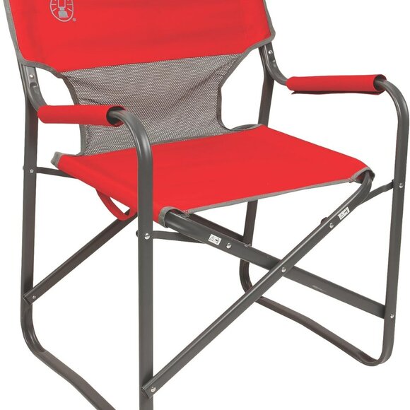 Outpost Breeze Folding Camp Chair with Cooling Mesh Back, Portable Outdoor Chair - Picture 1 of 4